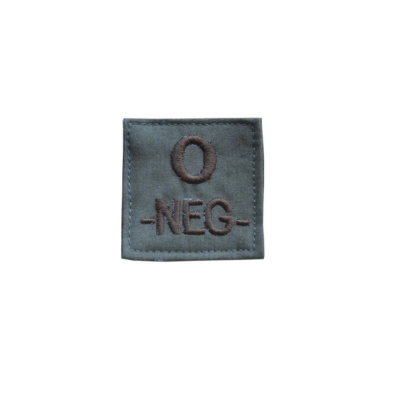 06" PATCHES GROUPE SANGUIN O-NEG-