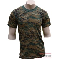 US CAMO DIGITAL WOOD TEE SHIRT