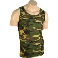 US CAMO WOODLAND TANK TOP