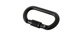 MOUSQUETON PETZL SCREW-LOCK NOIR