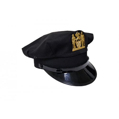 Casquette noire avec badges army kaki femme