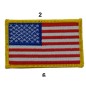 US ARMY FLAG SLEEVES GAUCHE FULL COLOR