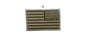 US ARMY FLAG SLEEVES DROIT CAMO DESERT