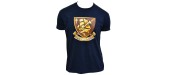 TEE SHIRT COMMANDO MARINE BLEU