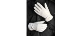 GANTS CUIR BLANC