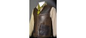 GILET CUIR TYPE C3