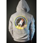 SWEAT SHIRT NASA SPACE SHUTTLE HOODY GRIS