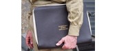Leather briefcase