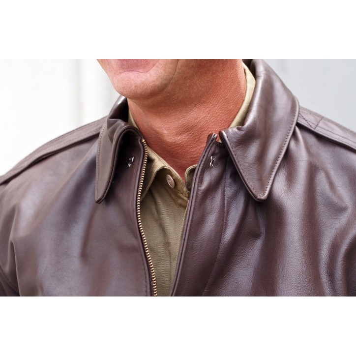 Blouson cuir de cheval sale