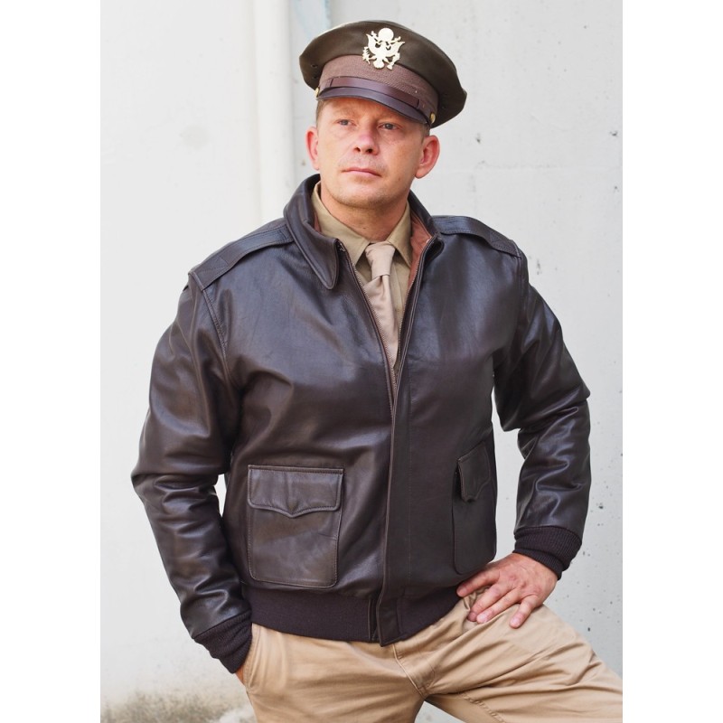 BLOUSON CUIR A2 GOATSKIN USA