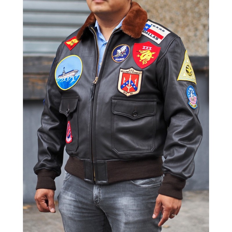 TOP GUN FLIGHT JACKET G-1 "MAVERICK"