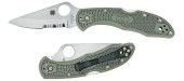 COUTEAU SPYDERCO DELICA 4 foliage green