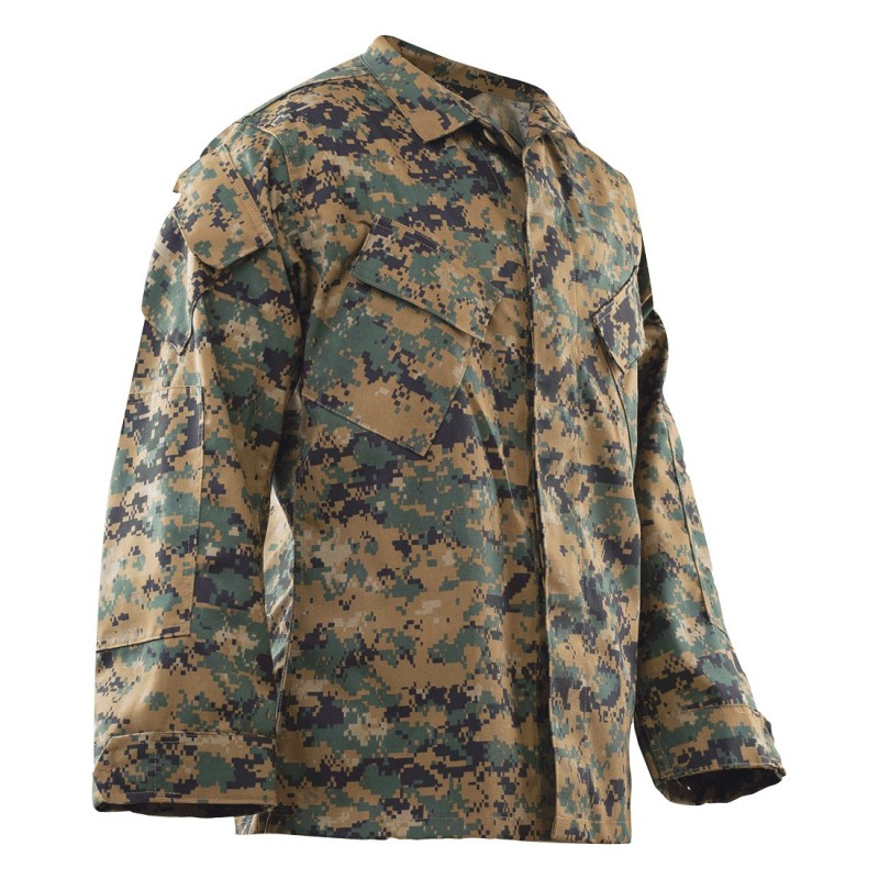 BDU MARINE DIGITAL WOODLAND SHIRT