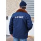 DECK JACKET N1 US NAVY BLEU