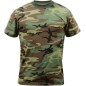 TEE SHIRT CAMO WOODLAND