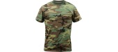 TEE SHIRT CAMO WOODLAND