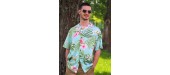 CHEMISE HAWAIENNE 100% RAYON FLORAL 2