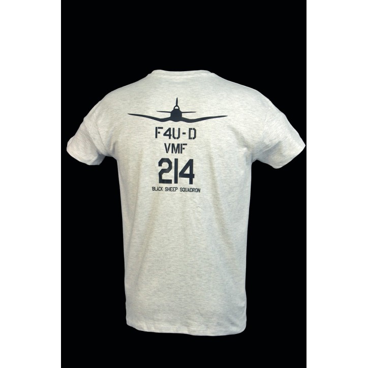 TEE SHIRT VMF 214 BLACK SHEEP SQUADRON