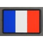 MORAL PATCHE DRAPEAU FRANCE GOMME PVC COULEUR