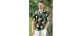 CHEMISE HAWAIENNE RJC 100% RAYON FLORAL 4