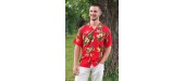 CHEMISE HAWAIENNE RJC 100% RAYON FLORAL 5