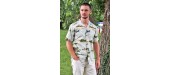 CHEMISE HAWAIENNE RJC COTON WARBIRD PACIFIC 2