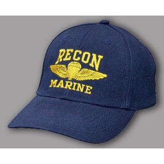 casquette motif recon marin