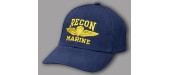 casquette motif recon marin