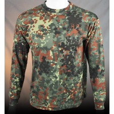 tee shirt camo flecktarn bw manches longues